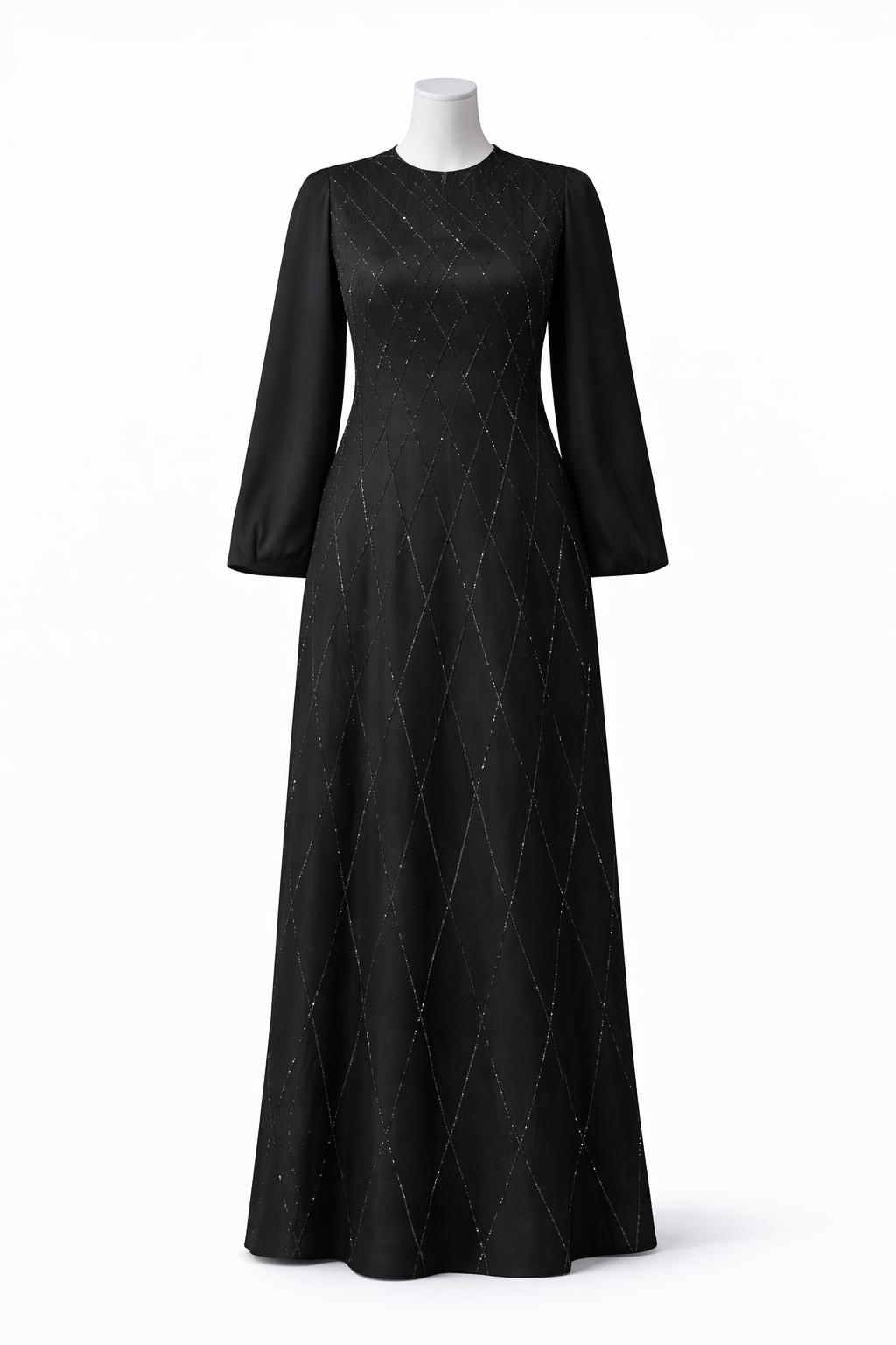 Elegant black dress, easy and comfortable