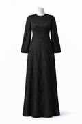 Elegant black dress, easy and comfortable
