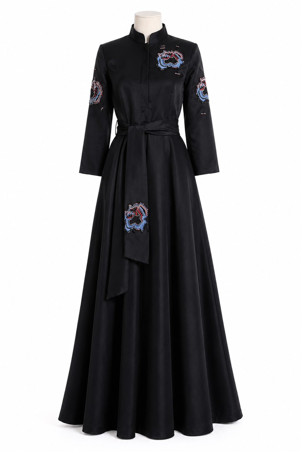 Stunning Black Satin Gown available in 3 sizes