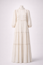 Cream gown size 36