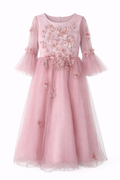 Pink tulle gown