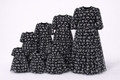 Kids gowns black and white