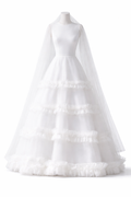 Custom bridal gown size 34/36