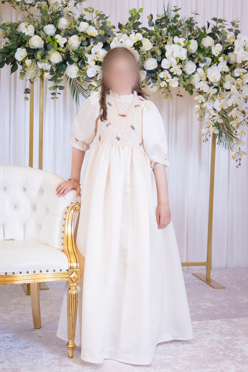 Cream gown in 3 sizes