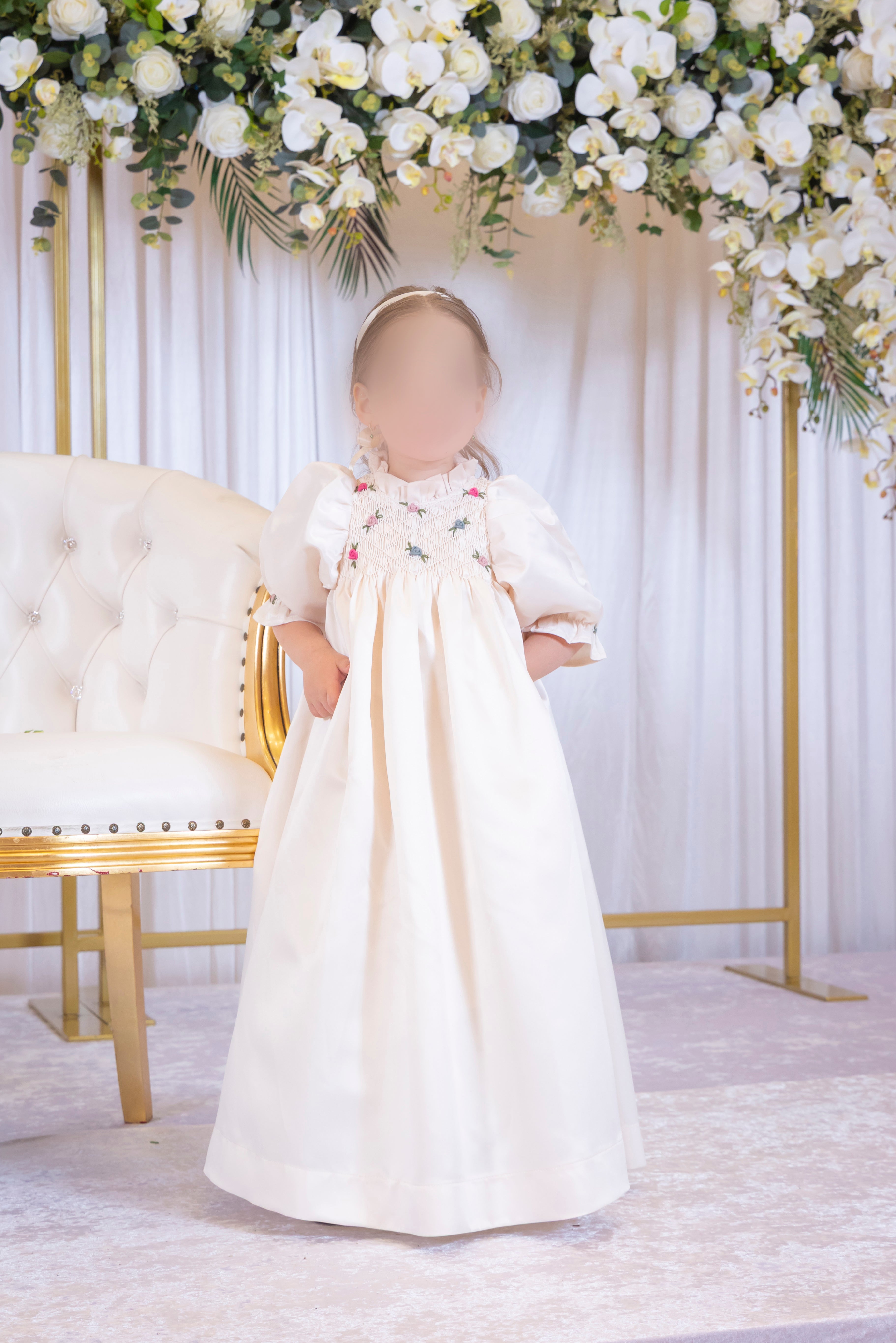 Cream gown in 3 sizes